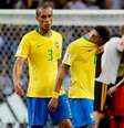 Jogadores brasileiros após eliminação para a Bélgica na Copa do Mundo  Foto: Toru Hanai / Reuters