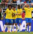 Jogadores comemoram gol contra o México  Foto: David Ramos/Fifa / via Getty Images