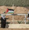 Protesto contra Israel na fronteira da Faixa de Gaza  Foto: EPA / Ansa - Brasil
