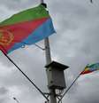 Bandeiras da Etiópia e da Eritreia em Addis Ababa 26/06/2018 REUTERS/Tiksa Negeri  Foto: Reuters