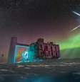 O telescópio IceCube, instalado no Polo Sul e em operação desde 2010, detectou a fonte de neurotrinos de alta energia  Foto: Icecube/NSF / BBC News Brasil