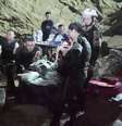 Equipes de resgate durante operação em caverna de Tham Luang, na Tailândia
Marinha da Tailândia/via Reuters  Foto: Reuters