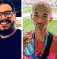 Rodrigo Fernandes, Jaden Smith e Will Smith.  Foto: Instagram / @jbanguela | Instagram / @willsmith / Estadão