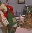 Paty ao lado de Chiquinha e Chaves.  Foto: Reprodução de 'Chaves' / SBT / Estadão