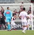 Pottker abre o placar para o Internacional  Foto: Heuler Andrey / Dia Esportivo / Estadão Conteúdo