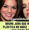 Bruna Marquezine admitiu que fez plástica no nariz em resposta a um perfil do Instagram  Foto: Instagram / PurePeople