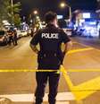 Policial na avenida onde ocorreu o atentado, em Toronto  Foto: DW / Deutsche Welle