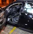 Carro blindado onde o homem foi morto  Foto: Edu Silva/Futura Press / via Estadão Conteúdo