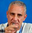 Tite em entrevista coletiva durante a Copa da Rússia  Foto: REUTERS/John Sibley / Reuters