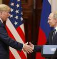 Donald Trump e Vladimir Putin durante cúpula em Helsinque  Foto: ANSA / Ansa - Brasil