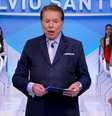O apresentador Silvio Santos deixou a atriz Mariana Kupfer constrangida durante participação no 'Programa Silvio Santos'  Foto: Reprodução de cena do 'Programa Silvio Santos'/SBT / Estadão