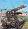 Os pterossauros - répteis voadores, parentes dos dinossauros - viveram há 80 milhões de anos  Foto: Maurilio Oliveira / Museu Nacional / BBC News Brasil