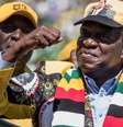 Mnangagwa diz querer unir o país, mas seus críticos dizem que ele, assim como Mugabe, tem as mãos sujas de sangue  Foto: AFP / BBC News Brasil
