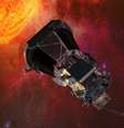 A nave Parker Solar Probe (PSP) será o primeiro objeto construído por um ser humano a "tocar" no Sol  Foto: Johns Hopkins University Applied Physics Laborator / BBC News Brasil