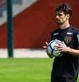 Rodrigo Caio em treino do São Paulo no CT da Barra Funda  Foto: Jales Valquer / Framephoto / Estadão