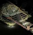 Especialistas dizem que túnel descoberto sob as pirâmides de Teotihuacán nunca será aberto ao público  Foto: SERGIO GÓMEZ/TLALOCAN/INAH / BBC News Brasil