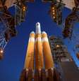 Sistema de foguetes que lançou a sonda  Foto: NASA/Bill Ingalls/Handout / via Reuters