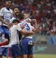 O Bahia venceu o América, por 1 a 0, na noite deste sábado, na Arena Fonte Nova, em duelo válido pela 18ª rodada do Campeonato Brasileiro  Foto: TIAGO CALDAS/FOTOARENA / Estadão Conteúdo