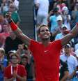 Rafael Nadal comemora em Toronto o 80º título na carreira  Foto: Vaughn Ridley / Getty Images 