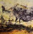 A Caverna de Lascaux, perto do vilarejo de Montignac, no sul da França contém pinturas com idade estimada em 16 mil anos, feitas com pigmento preto  Foto: Getty Images / BBC News Brasil