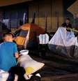 Venezuelanos aguardam cadastramento acampados em Pacaraima  Foto: DW / Deutsche Welle