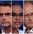 Luiz Inácio Lula da Silva (PT), Jair Bolsonaro (PSL), Marina Silva (Rede), Geraldo Alckmin (PSDB) e Ciro Gomes (PDT) são os candidatos registrados no TSE que estão melhor posicionados nas pesquisas de intenção de voto.  Foto: Reuters, Reuters, AFP, EPA, Reuters / BBC News Brasil