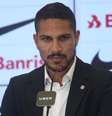 Paolo Guerrero durante sua apresentação no Internacional no dia 15 de agosto  Foto: ROBERTO VINICIUS/AGAFOTO / Gazeta Press