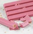KitKat rosa é feito com biscoito wafer e chocolate Cacau Ruby.  Foto: Nestlé / Divulgação / Estadão