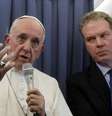 Papa Francisco concede entrevista durante voo entre Dublin e Roma  Foto: EPA / Ansa