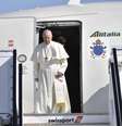 Papa Francisco chega para visita a Dublin
25/08/2018 Vatican Media/Divulgação via REUTERS  Foto: Reuters