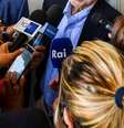 Renzo Piano após encontro com Giovanni Toti em Roma  Foto: ANSA / Ansa - Brasil