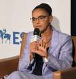 A candidata da Rede à Presidência da República, Marina Silva, é sabatinada na série do 'Estado' em parceria com a Fundação Armando Alvares Penteado, no auditório da Faap, na capital paulista, nesta terça-feira, 28.  Foto: CHARLES SHOLL/RAW IMAGE / Estadão