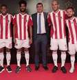 Fábio Carille e os reforços do Al Wehda para a temporada  Foto: Instagram/Fábio Carille / Estadão