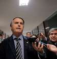 Candidato do PSL à Presidência, Jair Bolsonaro, dá entrevista a jornalistas no Congresso Nacional
04/09/2018 REUTERS/Adriano Machado  Foto: Reuters