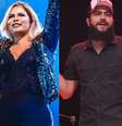 Marília Mendonça cantou com Henrique, dupla de Juliano, e fãs pediram beijo na noite desta segunda-feira, 3 de setembro de 2018  Foto: Divulgação, Instagram / Marília Mendonça / AGNews / PurePeople