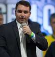 Filho do presidenciável, Flávio Bolsonaro afirmou que pessoas próximas ao candidato temiam ataque  Foto: Paulo Lopes / Futura Press / Estadão Conteúdo