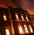 Museu Nacional do Rio pegou fogo e quase todo o acervo foi perdido  Foto: Reuters / BBC News Brasil