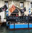 Manifestação contra o racismo em Veneza, na Itália  Foto: ANSA / Ansa - Brasil