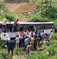 Acidente de ônibus na Índia deixa ao menos 45 mortos  Foto: EPA / Ansa - Brasil