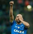 Barcos comemora gol do Cruzeiro no Allianz Parque  Foto: Maurício Rummens / Fotoarena / Estadão Conteúdo