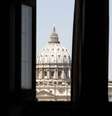 Vista da cúpula da Basílica de São Pedro, no Vaticano  Foto: ANSA / Ansa - Brasil