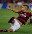 Diego recebeu cartão vermelho no clássico contra o Vasco em Brasília  Foto: Luciano Belford / Gazeta Press