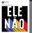 Vice de Fernando Haddad (PT), Manuela D'Ávila (PCdoB) endossa campanha contra Bolsonaro (PSL) nas redes sociais.  Foto: Reprodução/Twitter de Manuela D'Ávila / Estadão