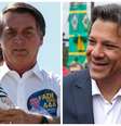 Bolsonaro estagnou no Ibope, enquanto Haddad subiu  Foto: Walterson Rosa / Framephoto, Cassiano Rosário / Futura Press / Estadão Conteúdo