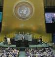Presidente Michel Temer discursa na Assembleia Geral da ONU, em setembro de 2017
19/09/2017
REUTERS/Lucas Jackson  Foto: Reuters