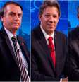 Ciro, Bolsonaro, Haddad e Alckmin: desta vez, a maioria dos eleitores decide o voto independentemente do que vê na TV  Foto: João Cotta / TV Globo