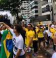 A música “Proibidão do Bolsonaro”, paródia da música “Baile de Favela”, de MC João, embalou a “Marcha da Família com Bolsonaro”, no Recife.  Foto: Reprodução/Facebook PSL Jovem PE / Estadão