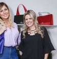 A apresentadora Lívia Andrade com a empresária Carla Folloni: unidas pela paixão por moda  Foto: Fabricio Bomjardim/Erik Mosh / Divulgação