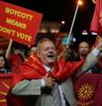 Protestos na Macedônia pedem boicote do referendo  Foto: Marko Djurica / Reuters