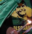Partidário de Bolsonaro em manifestação em Minas Gerais  Foto: DW / Deutsche Welle